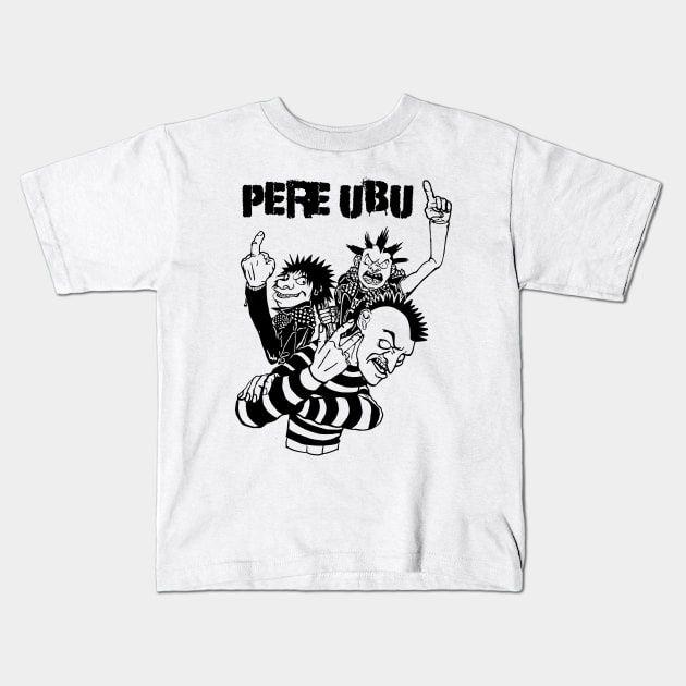 Punk Rock Man Of Pere Ubu Kids T-Shirt by samsa